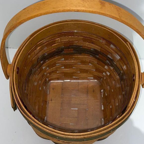 Longaberger Christmas Collection 1994 Edition Jingle Bell Woven Wooden Basket - Picture 7 of 13